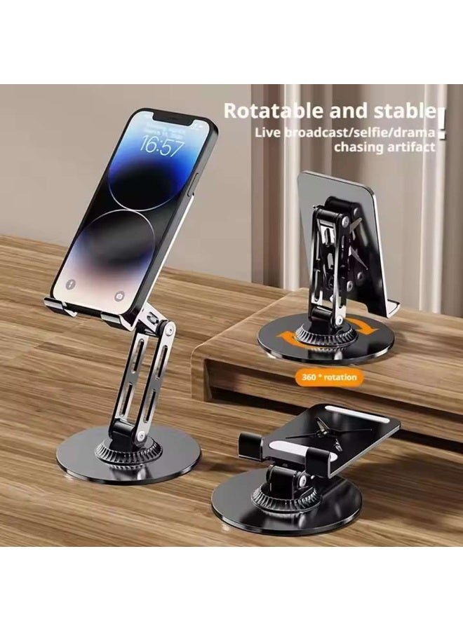 Phone Stand Aluminum Mobile Stand Adjustable Mobile Holder Foldable Phone holder, Desktop iPhone Stand Compatible With All Mobile Phone - Image 4